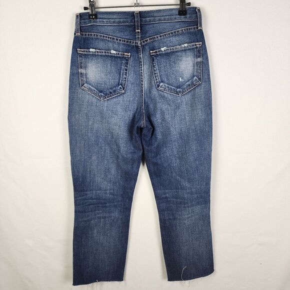 L’AGENCE Adele High-Rise Cropped Stovepipe Jeans Newberry Wash Womens Size 24 - Picture 2 of 7